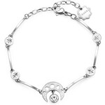 Brosway Stainless Steel Silver Crescent Moon Bracelet