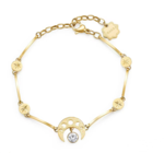 Brosway Stainless Steel Yellow Gold Crescent Moon Bracelet