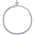 Brosway Stainless Steel Purple Swarovski Tennis Bracelet