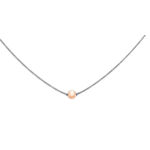 Cape Cod 14K Rose Gold Single Bead Necklace