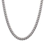 Inox 8mm Miami Cuban Diamond Clasp - 22 inch