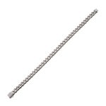 Inox 8mm Miami Cuban Diamond Clasp - 8 inch