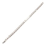 Inox 6mm Trim Cut Tennis with Diamond 7.25"-8.25"