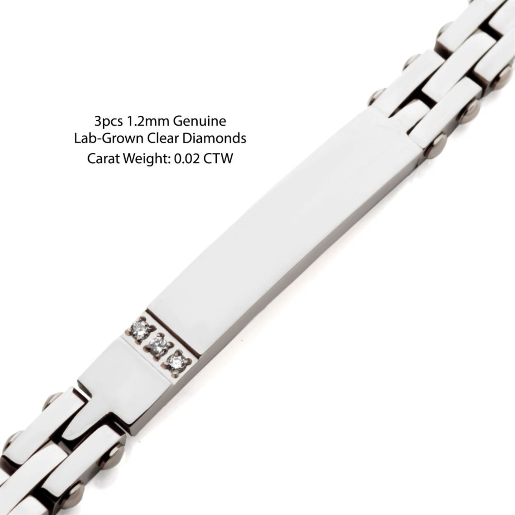 Inox 6mm Trim Cut Tennis with Diamond 7.25"-8.25"