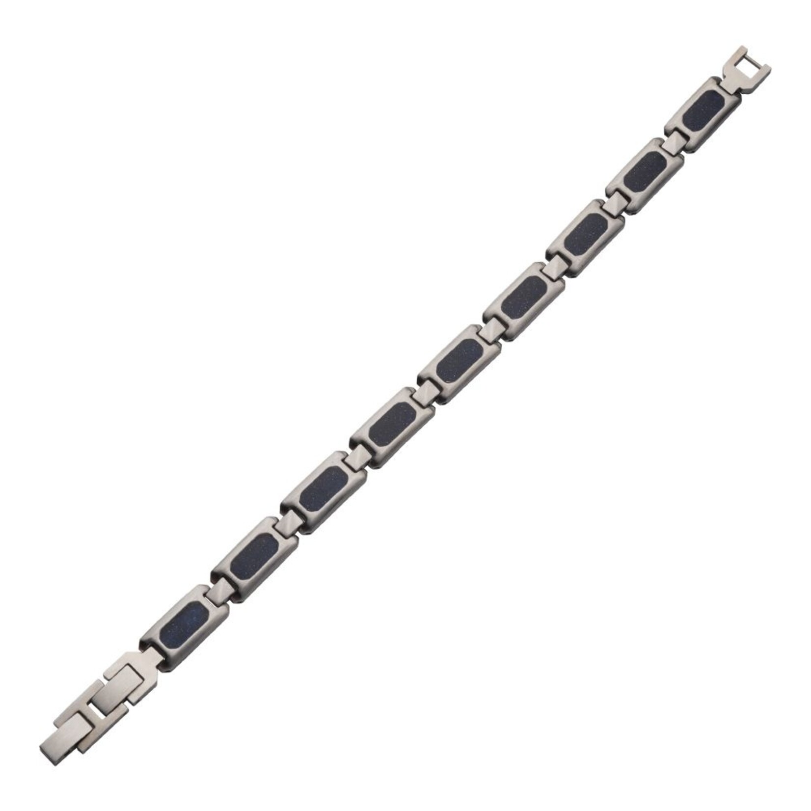 Inox 9.5mm Blue Sandstone Inlay Link 8.25"-8.75"