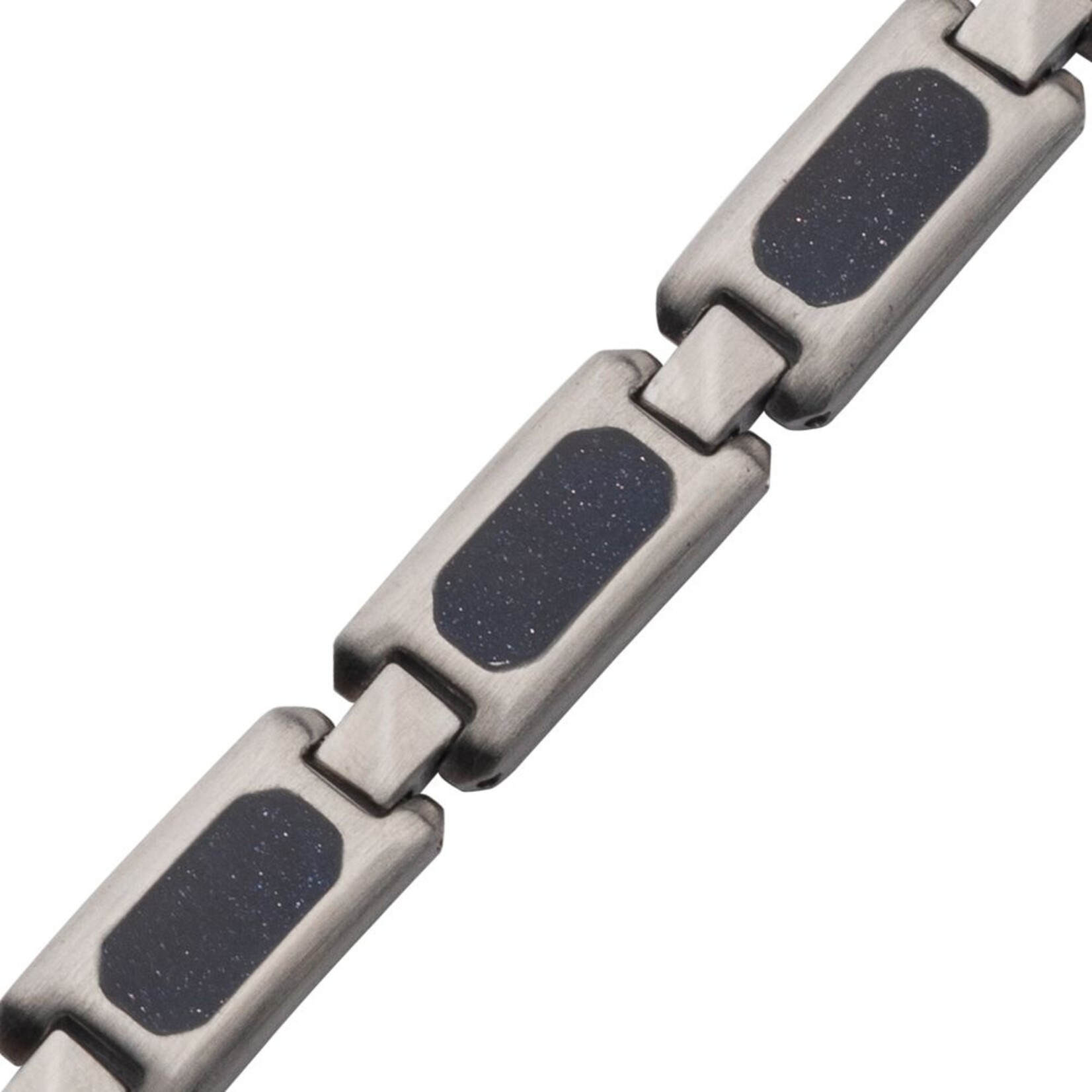 Inox 9.5mm Blue Sandstone Inlay Link 8.25"-8.75"