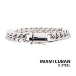 Inox 10mm Miami Cuban - 8 inch