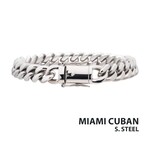 Inox 8mm Miami Cuban - 8.5 inch