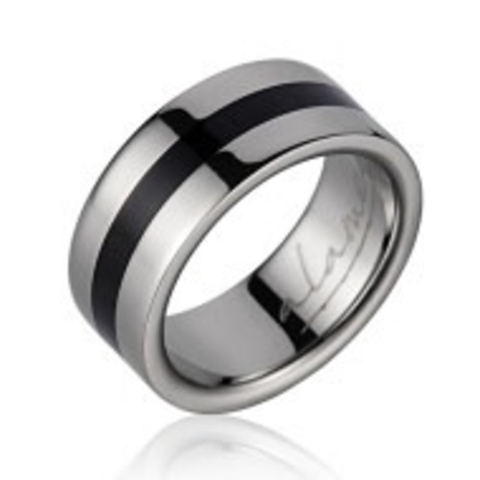 Alamea 8mm Ti. Gaboon Ebony Ring