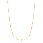 Ania Haie 14K Gold Plated Modern Beaded Necklace