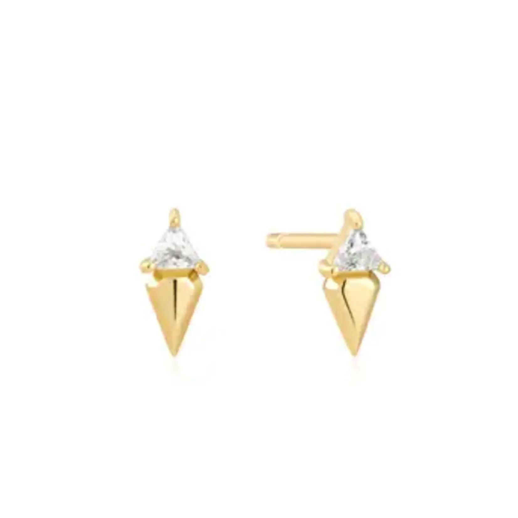 Ania Haie GP Triangle CZ Geometric Stud