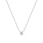 Ania Haie SS Round Solitaire Cubic Zirconia Necklace