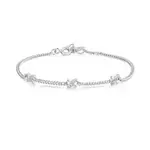 Ania Haie SS Cross Station Bracelet