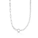 Ania Haie SS Pearl Chunky Link Chain Necklace