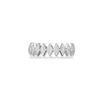 Ania Haie SS Diamond Shape Pave Ring 7.5