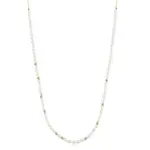 Ania Haie 14K Gold Plated Pearl and CZ Bolo Necklace