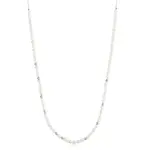 Ania Haie Sterling Silver Pearl and CZ Bolo Necklace