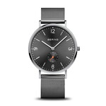 Bering Classic Polished Grey Band and Face Watch