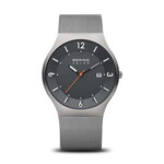 Bering All Grey Slim Solar w/ Date Watch