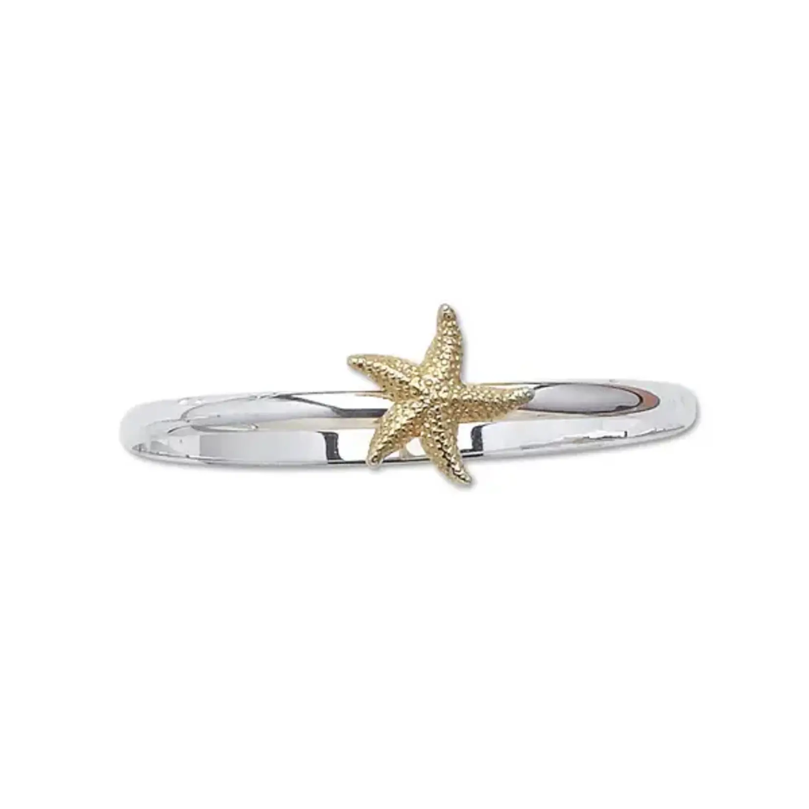 D'Amico 14K Two Tone Starfish Bracelet