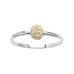 D'Amico 14K Two Tone Sand Dollar Bracelet