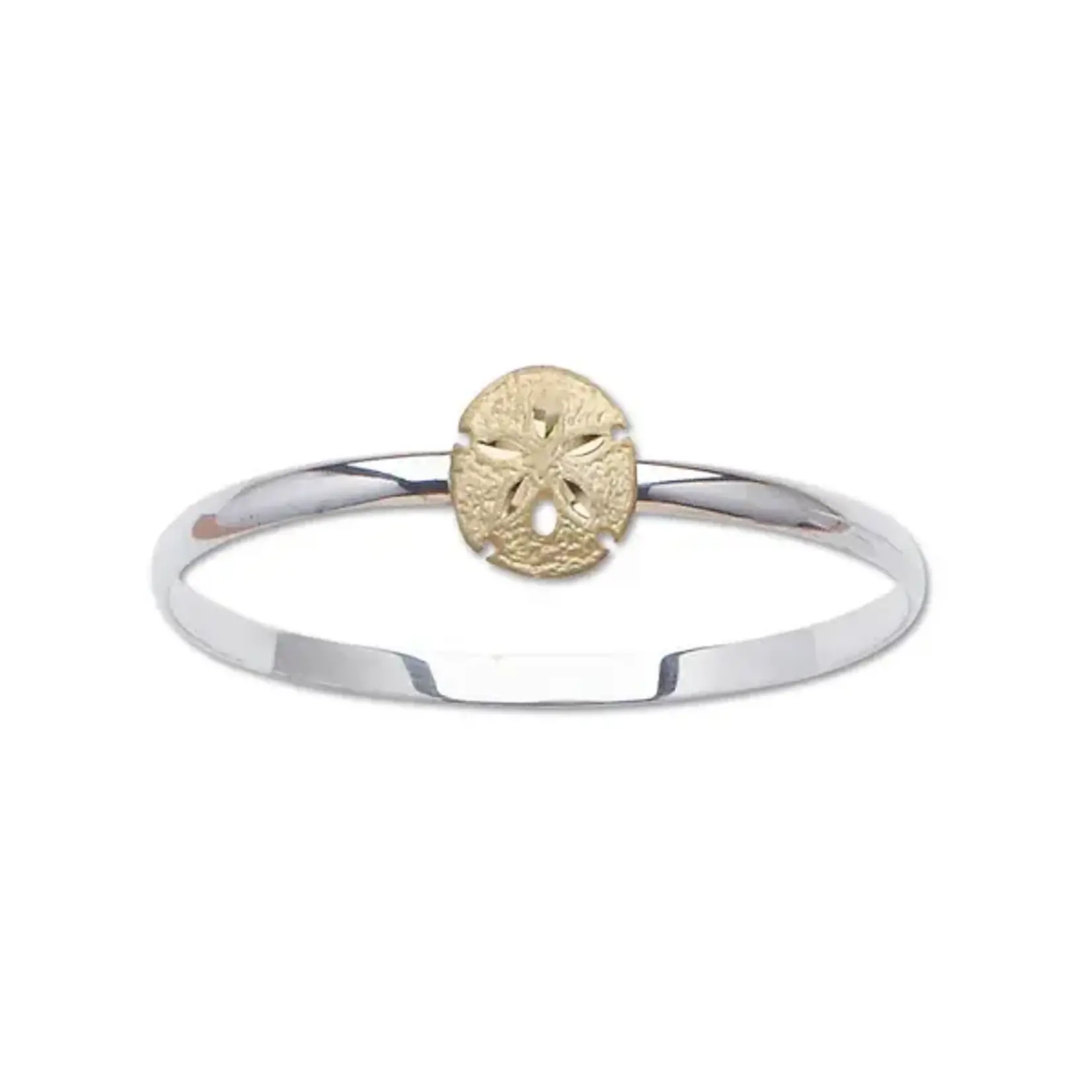 D'Amico 14K Two Tone Sand Dollar Bracelet