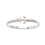 D'Amico 14K Two Tone Anchor Bracelet