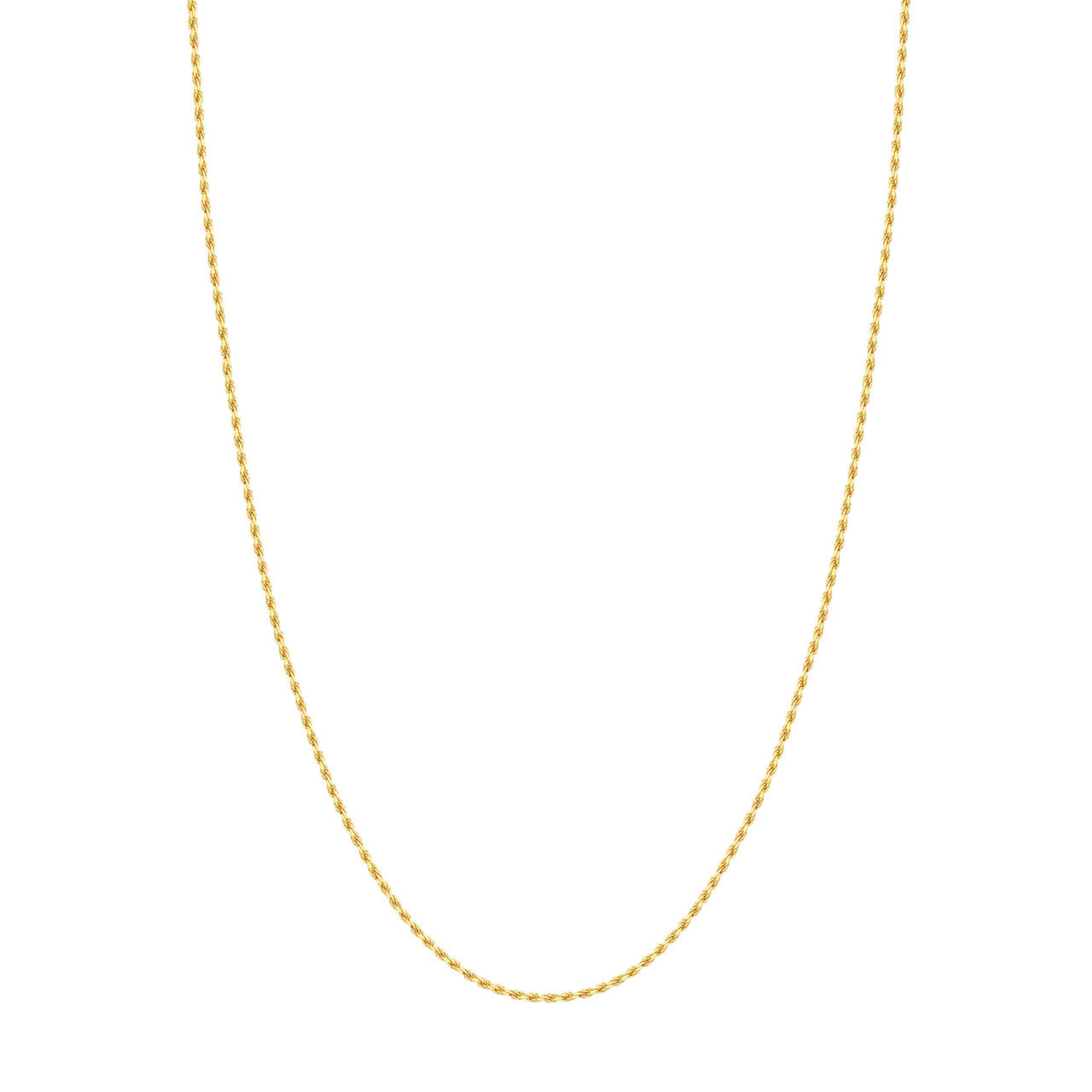 Midas 14K 1.8mm Diamond Rope Chain