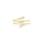 Midas 14K YG Diamond Wrap Around Ring 7