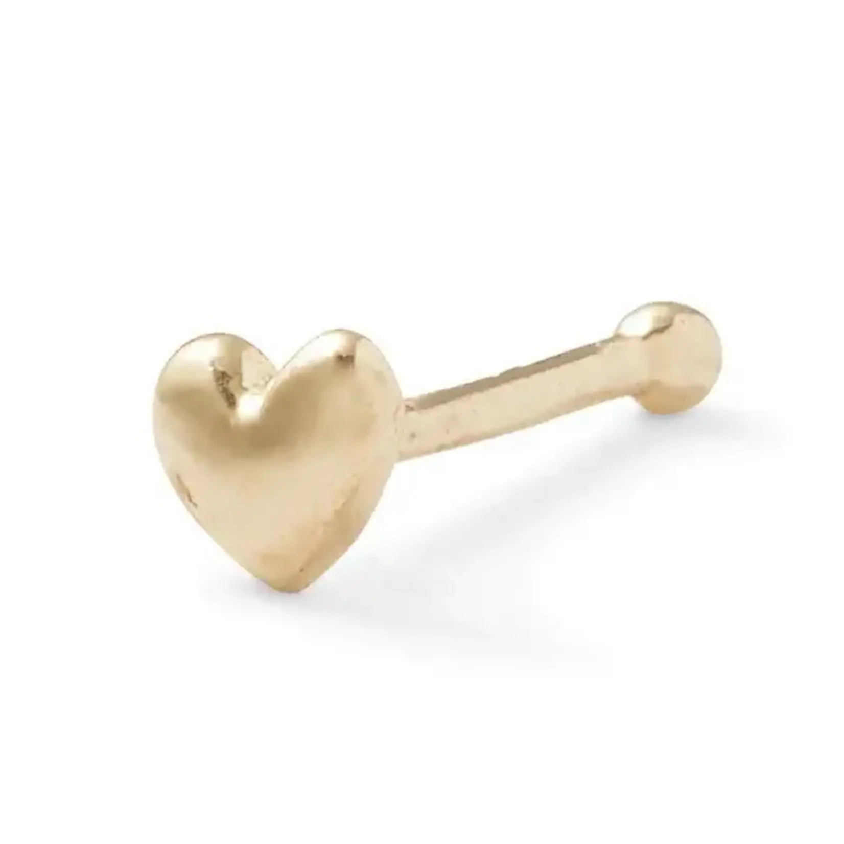 JTS Inc 14K Heart Nose ring