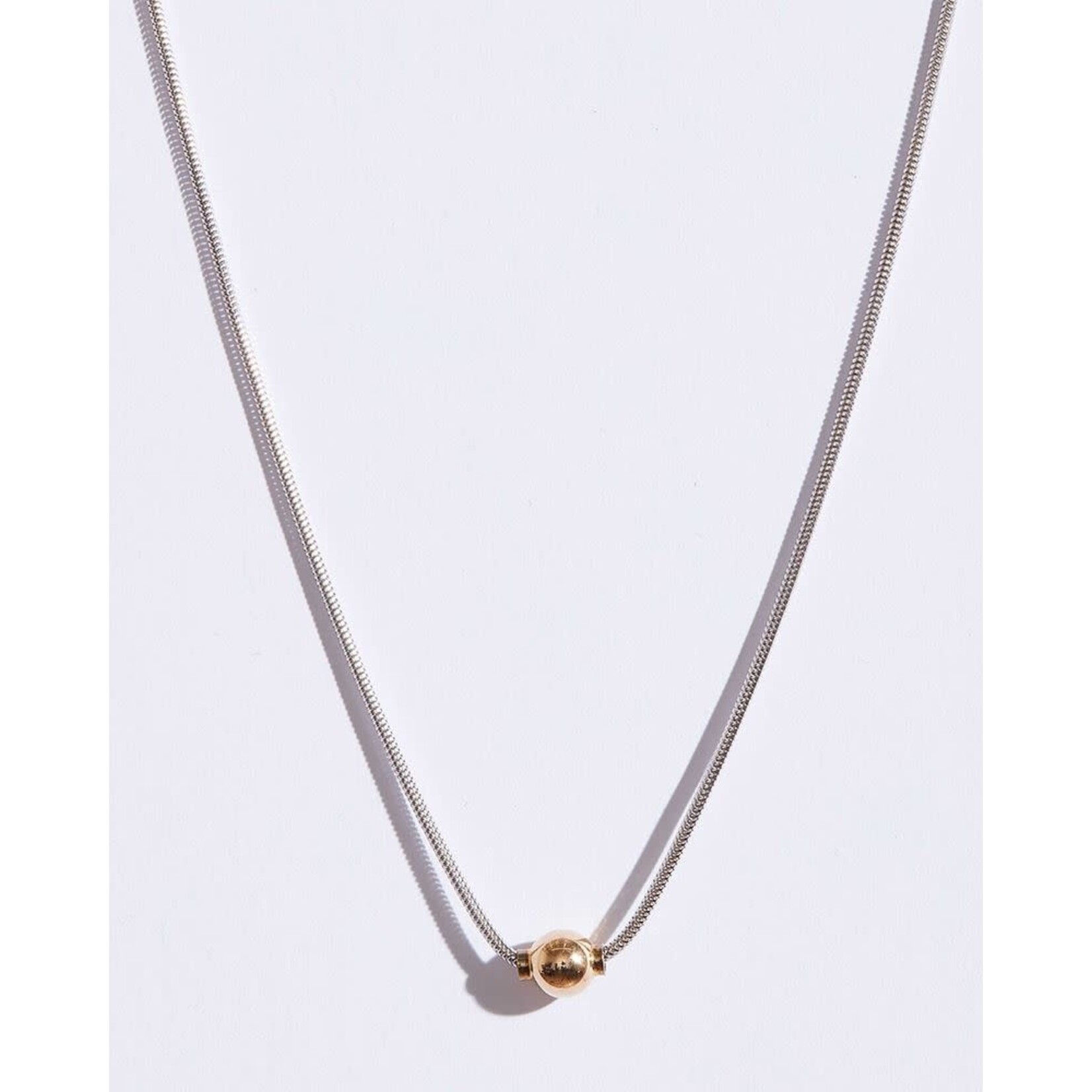 Cape Cod 14K Rose Gold Single Bead Necklace