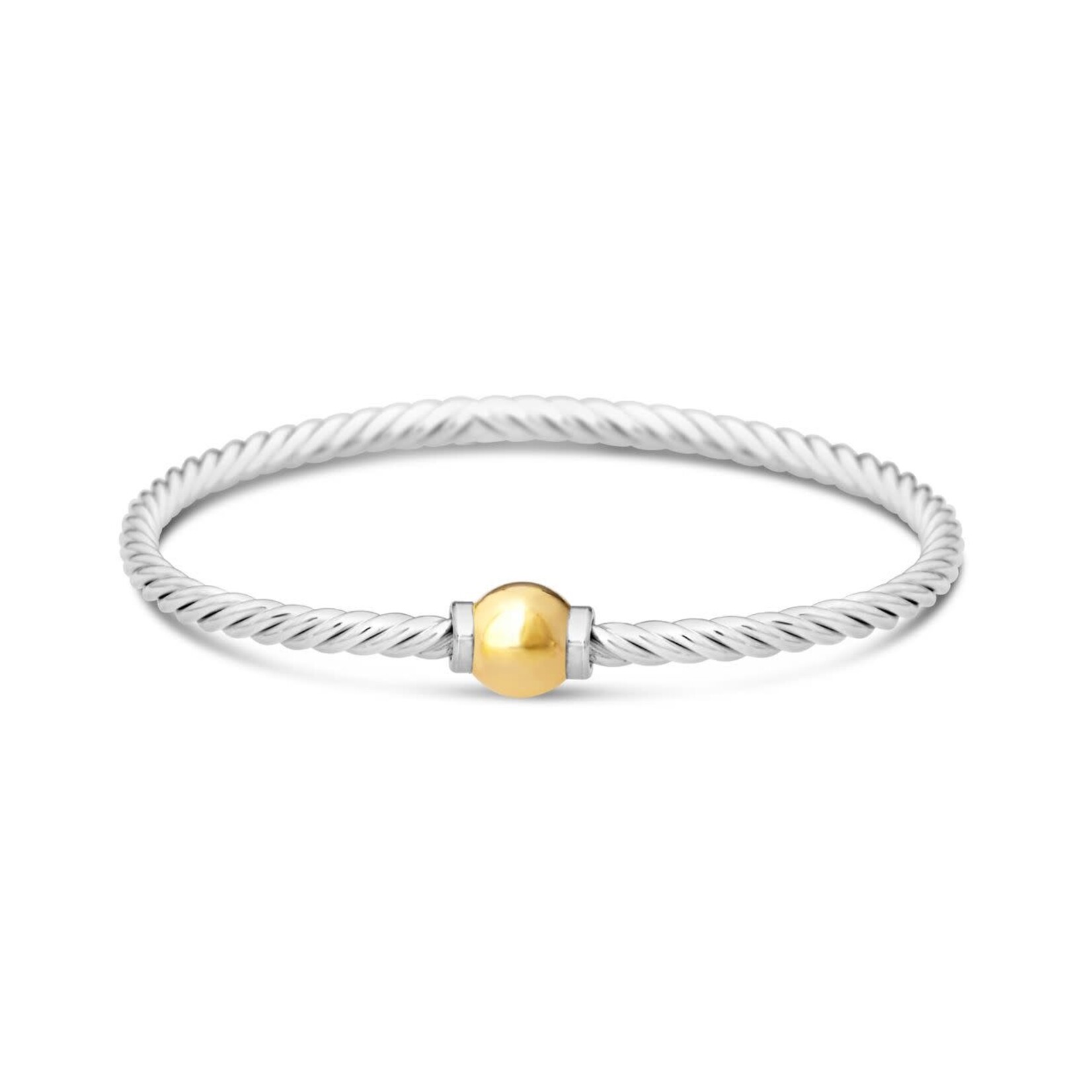 Cape Cod 14K Yellow Gold Bead Twist Wire Bracelet