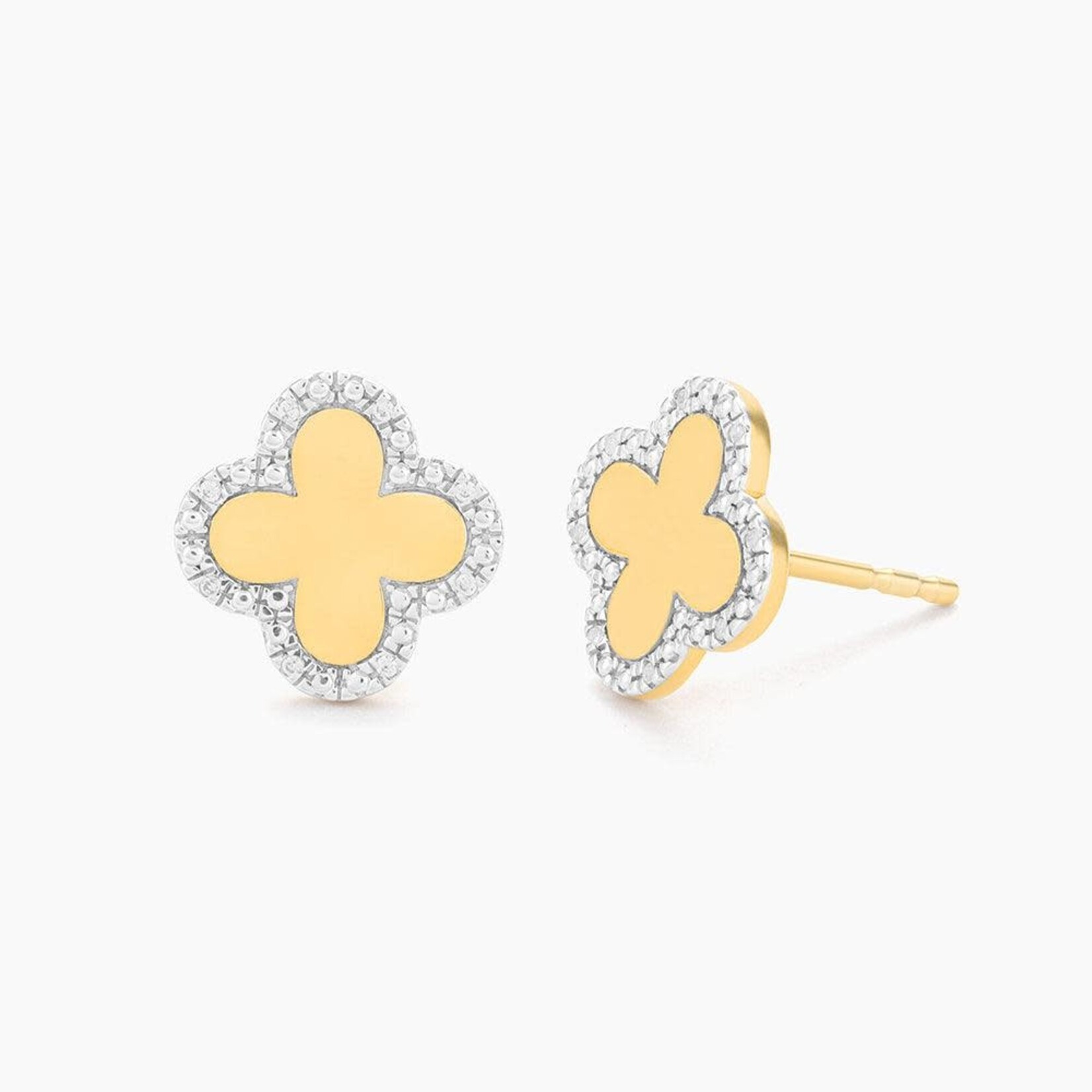 Ella Stein Classic Bloom Clover Stud Earrings