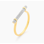 Ella Stein Diamond Log Statement Ring