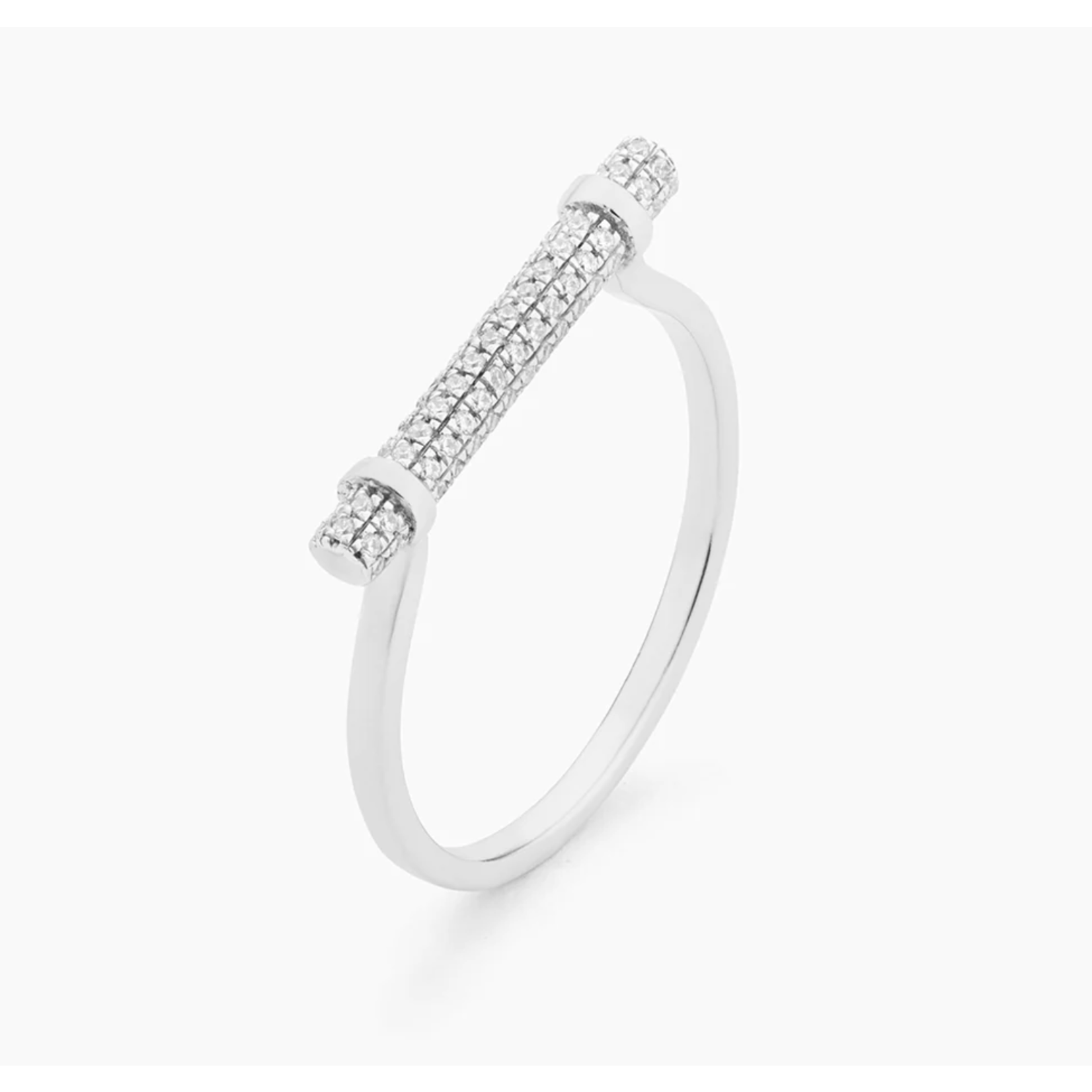 Ella Stein Diamond Log Statement Ring