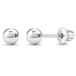 In Season SS Classic Polished Ball 4mm Earrings