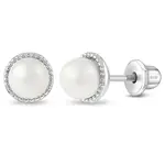 In Season SS Sophisticated Pearl 7mm Earrings