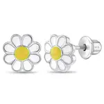 In Season SS Yellow Delightful Daisy Earrings Enamel