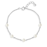 In Season SS 4.5-5.5" Chain & Freshwater Pearls Bracelet