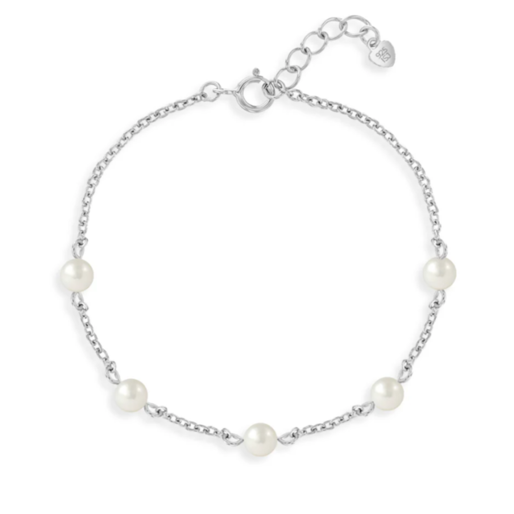 In Season SS 4.5-5.5" Chain & Freshwater Pearls Bracelet