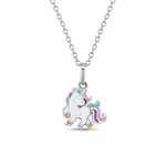 In Season SS Enamel Fancy Unicorn Necklace