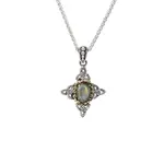 Keith Jack Sterling Silver & 10K Labradorite Small Celestial Pendant
