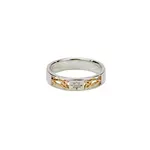Keith Jack Silver and 10K Trinity and Diamond Lussa Ring