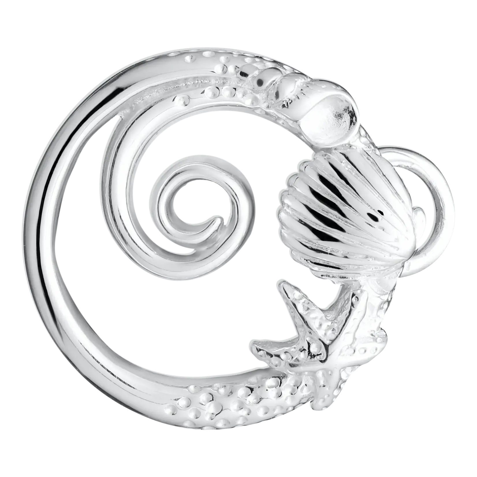 Lestage Sea Life Circle Clasp