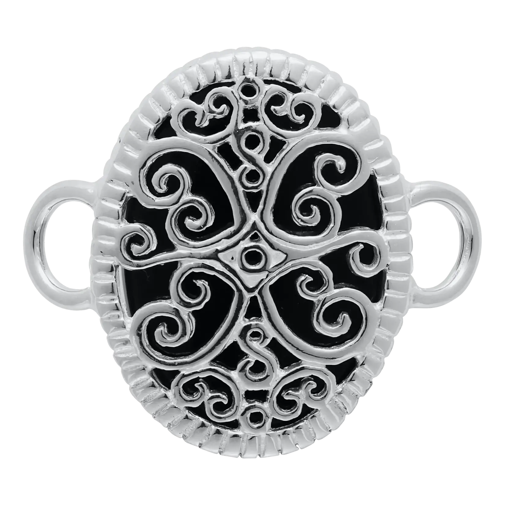 Lestage Lacey w/ Onyx Clasp