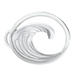 Lestage Sterling Silver Wave Clasp