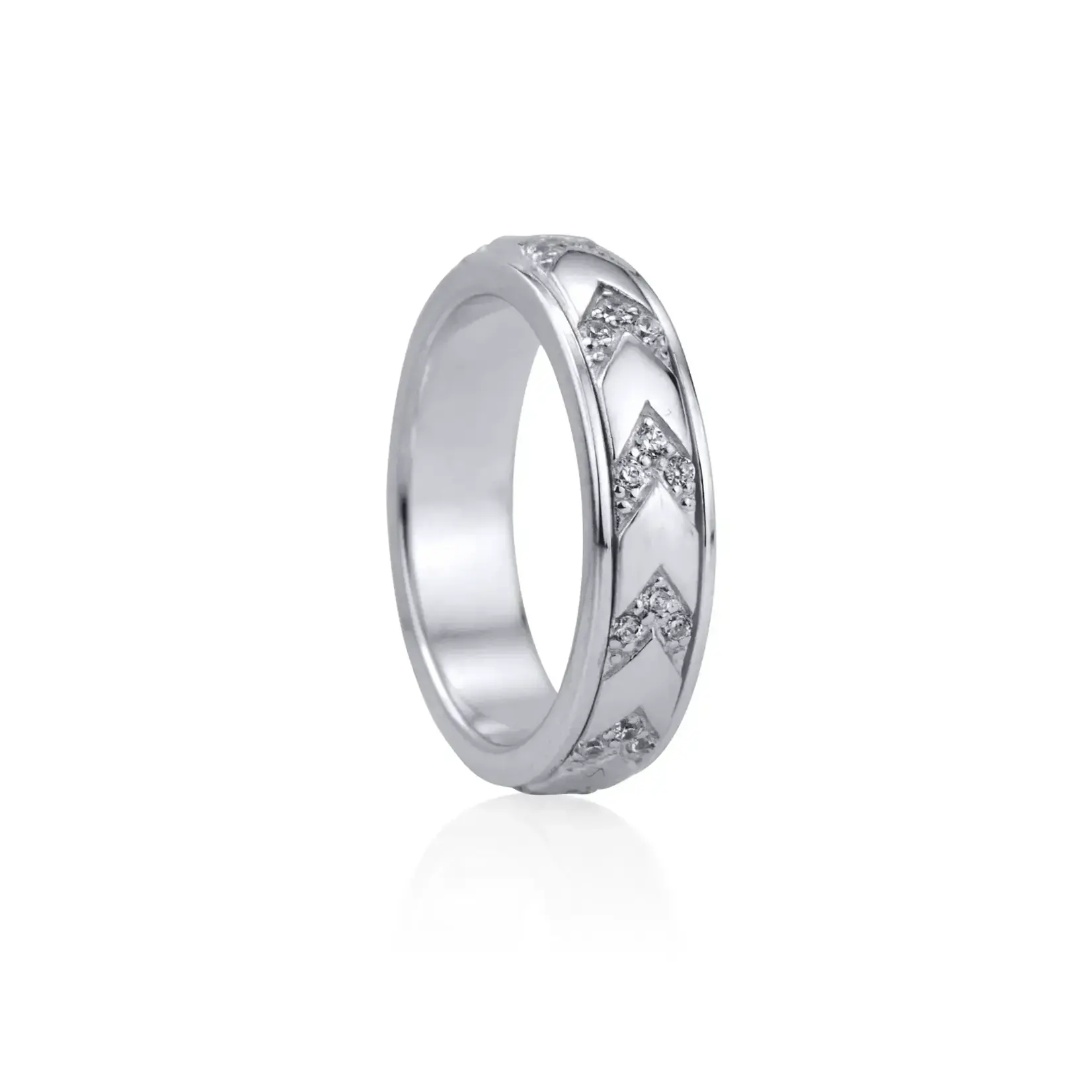 Satya CZ Spin Ring