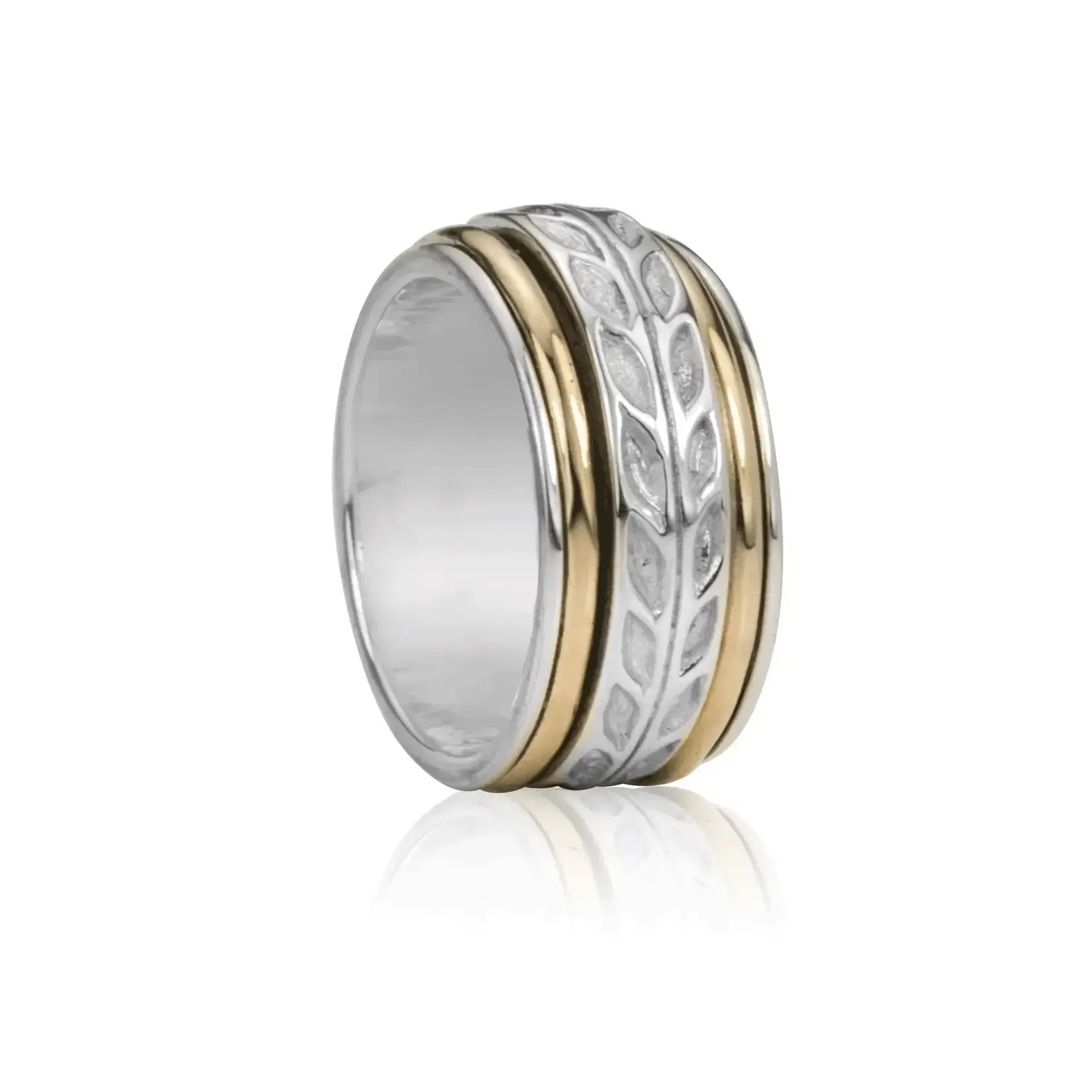 Joy SS and 10K YG Spin Ring 8
