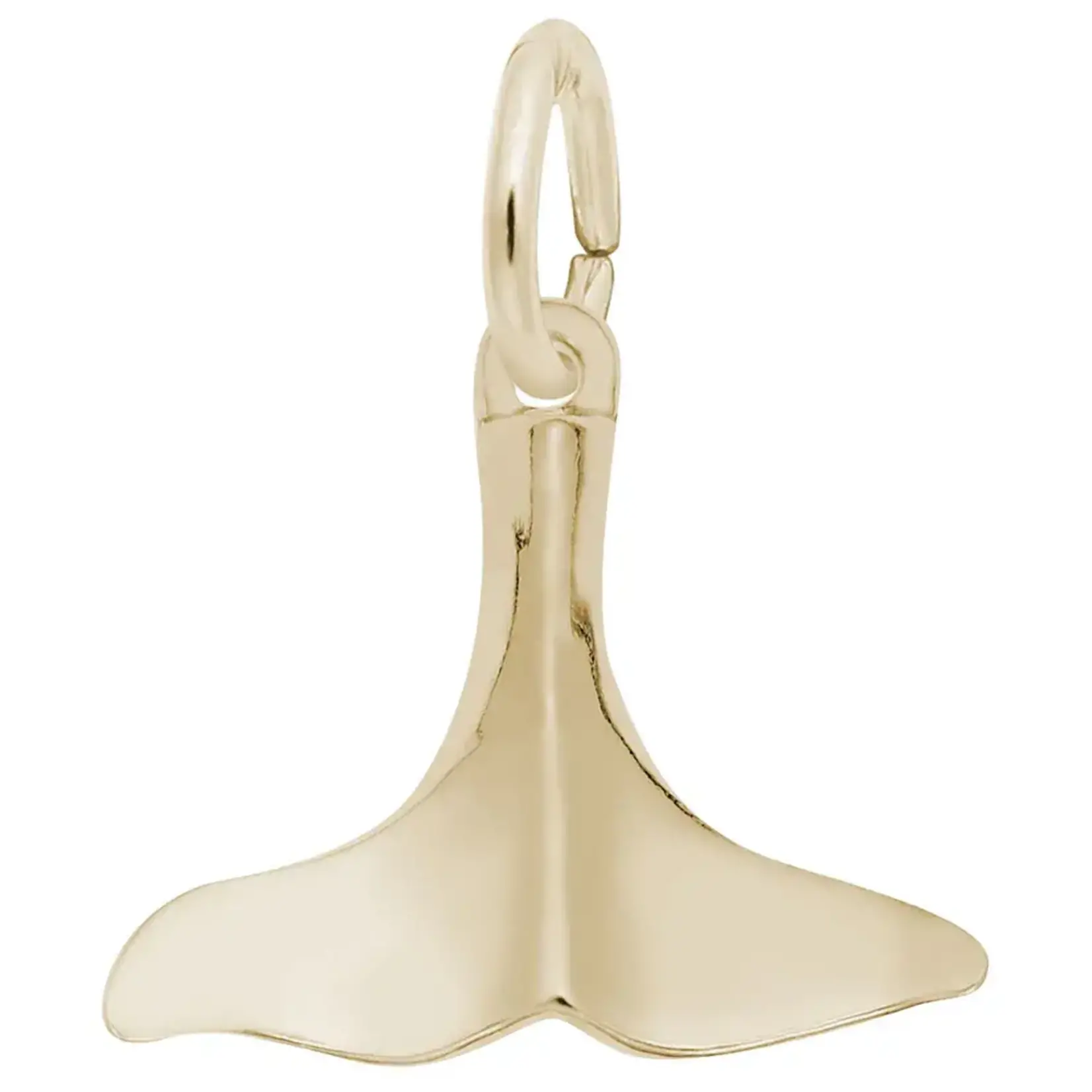 Rembrandt Gold Plated Whale Tail Charm