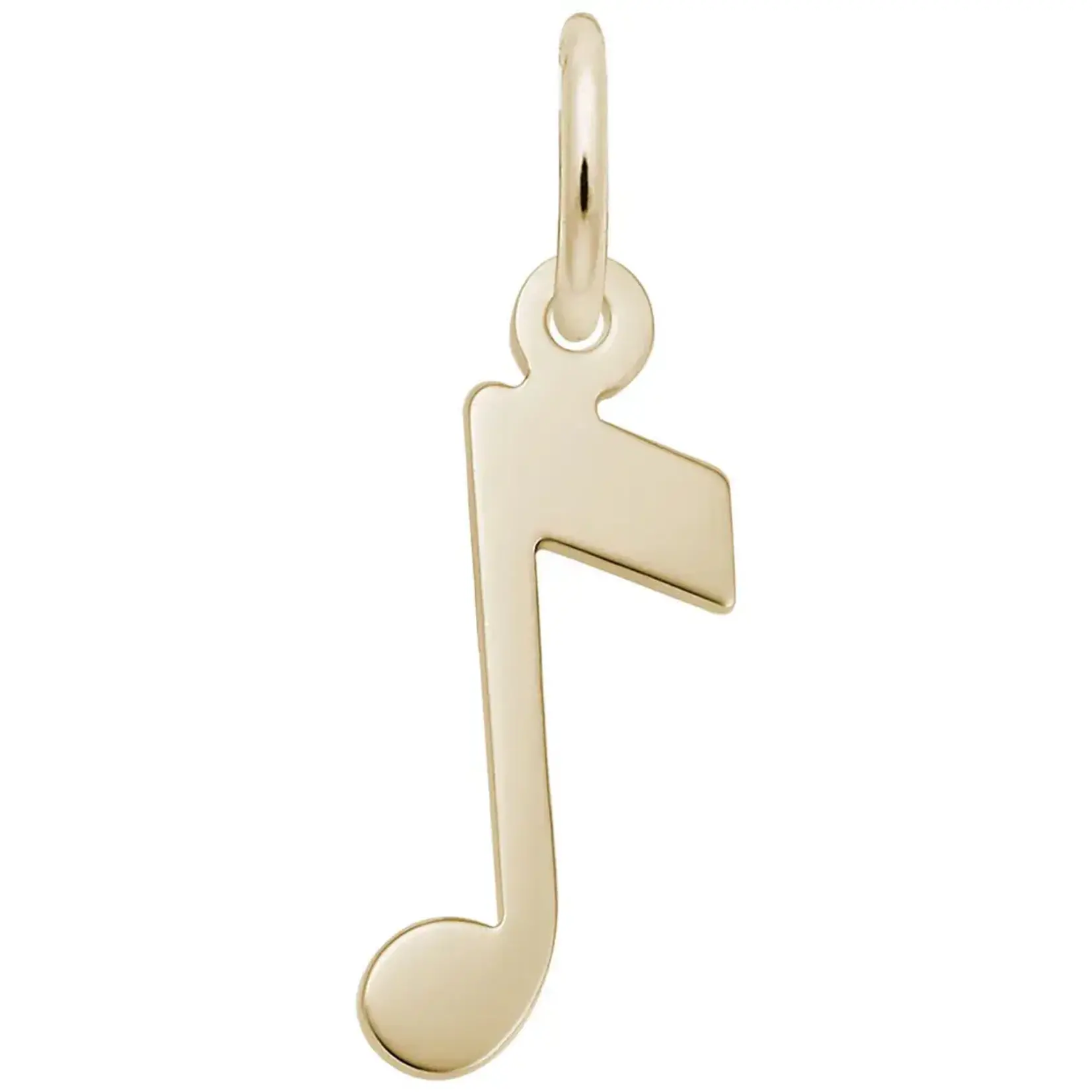 Rembrandt Gold Plated Music Note Charm